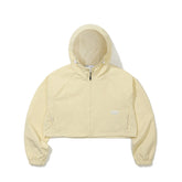 BSRabbit DAILY HOODED CROP JACKET CREAM